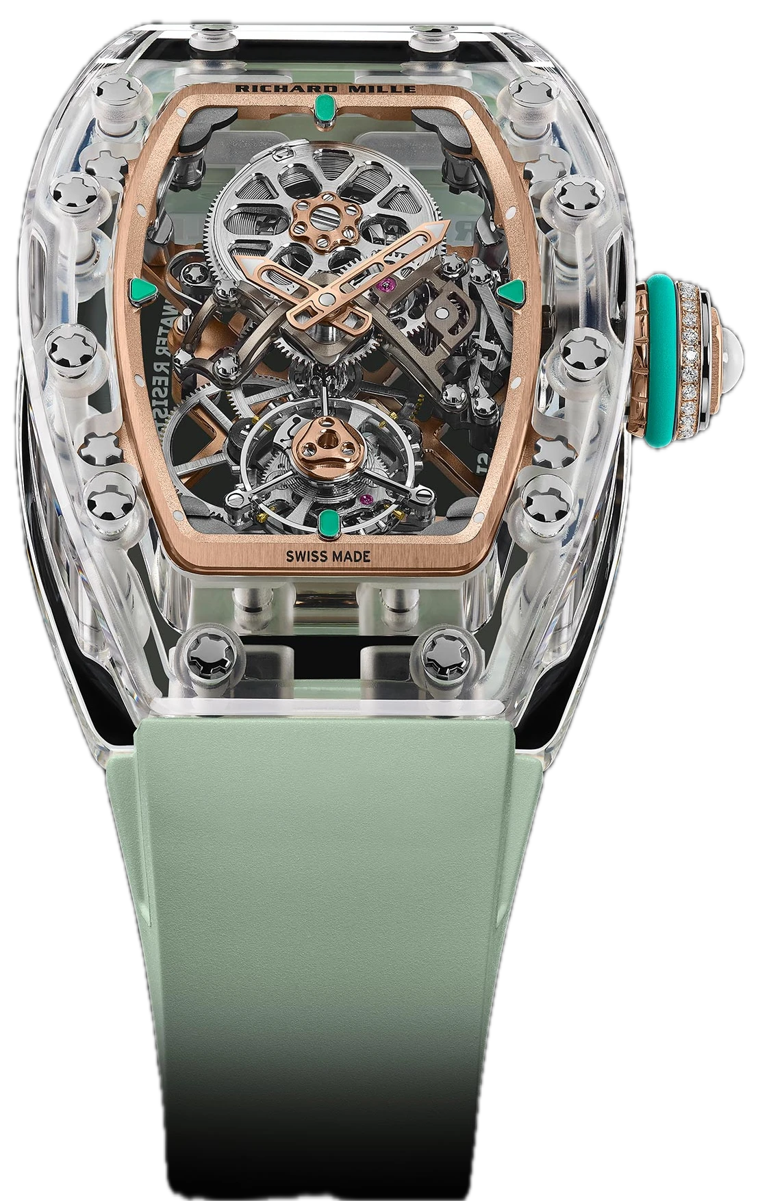 Richard Mille RM 75-01 saphir, vue de face